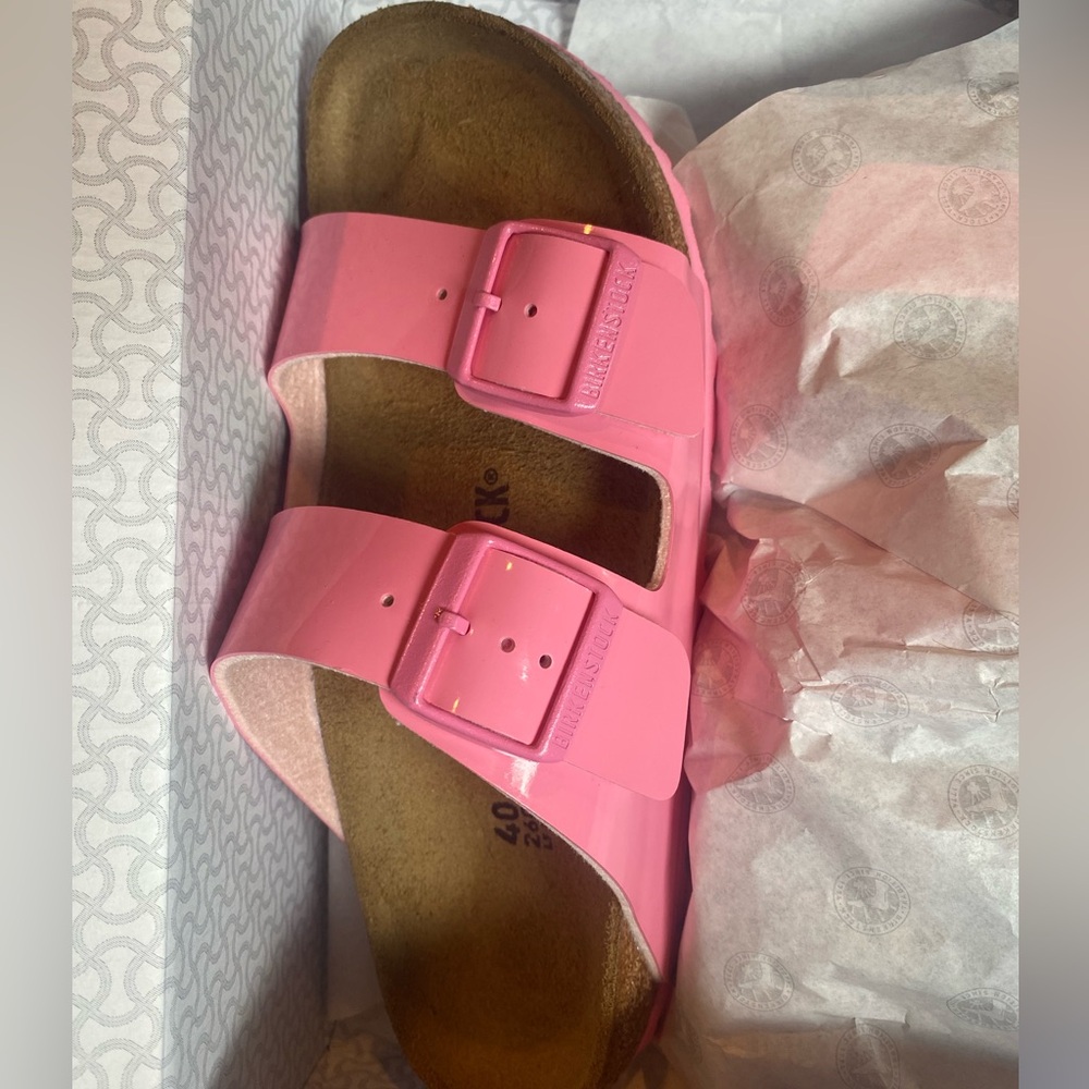 Candy Pink Arizona Birkenstock Sandals